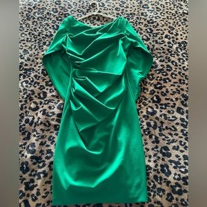 Emerald dress Betsy & Adam